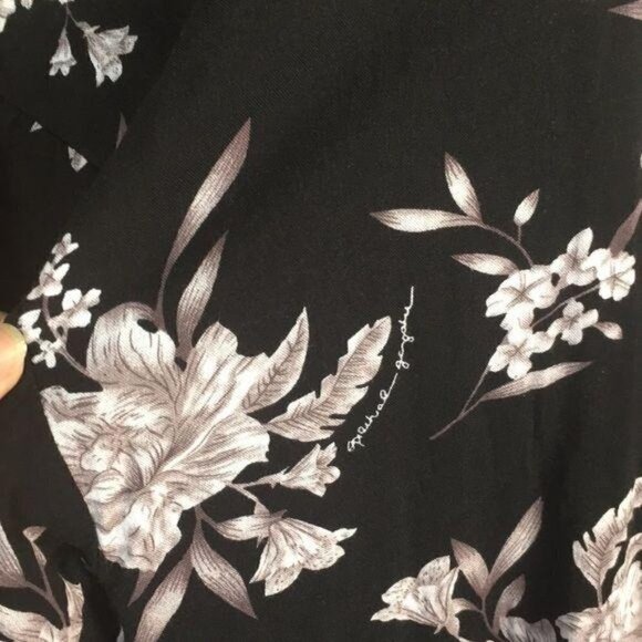 Spiritual Gangster Swim Coverup Black Floral OS - Picture 4 of 8